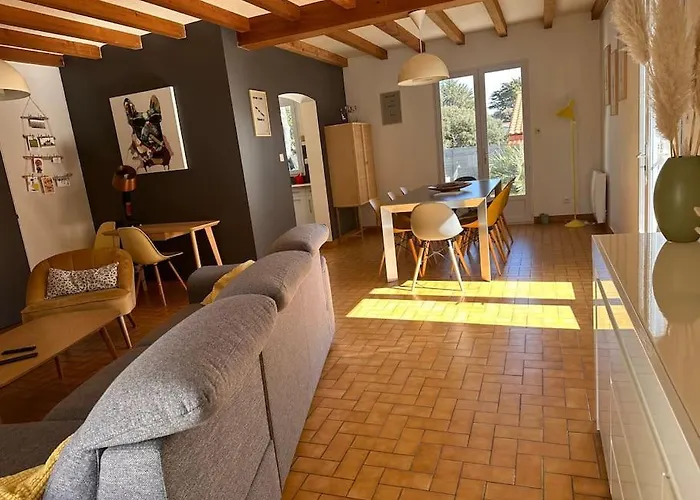 Maison Familiale Bord De Сasa de vacaciones Préfailles